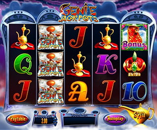 Screenshot from the slot Genie Jackpots