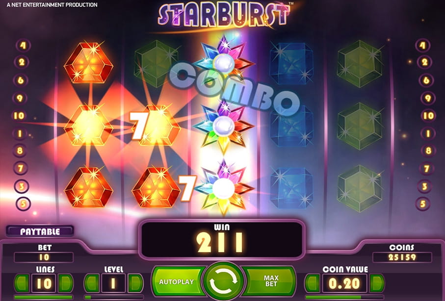 Image from the slot Starburst
